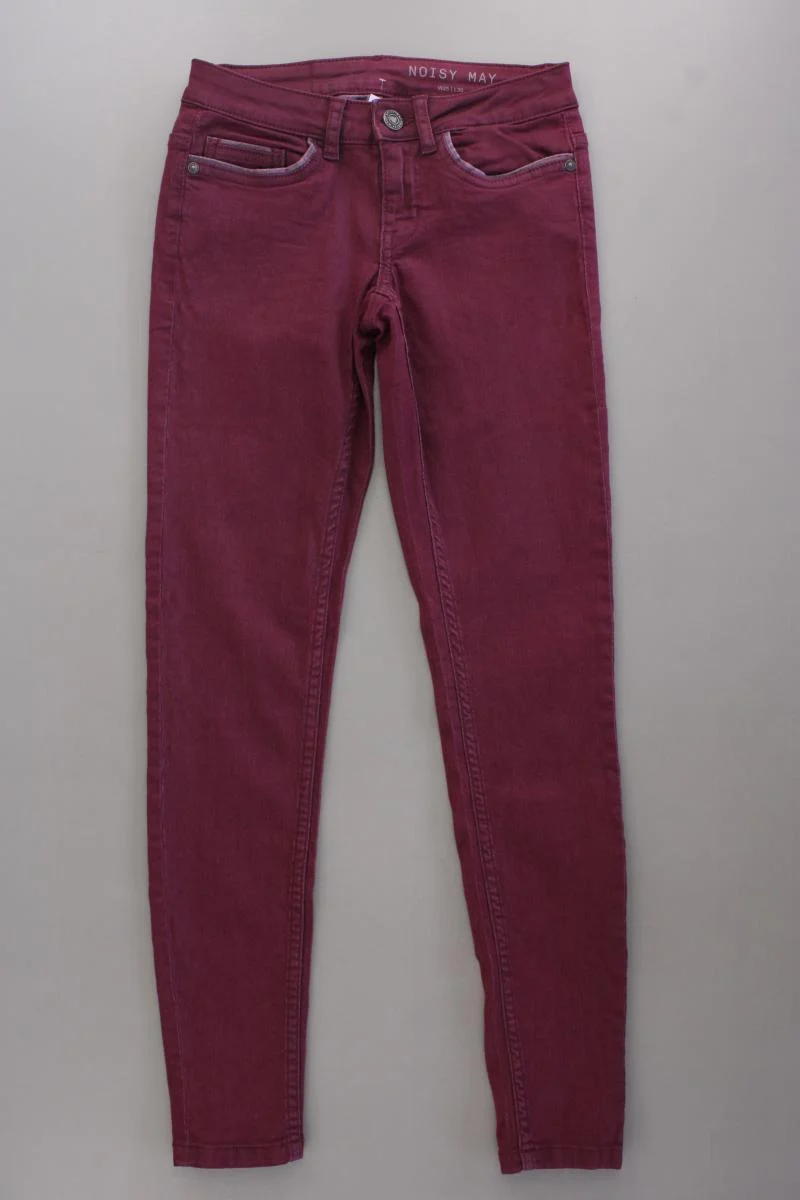 Noisy May Five-Pocket-Hose Gr. W25/L30 lila aus Baumwolle