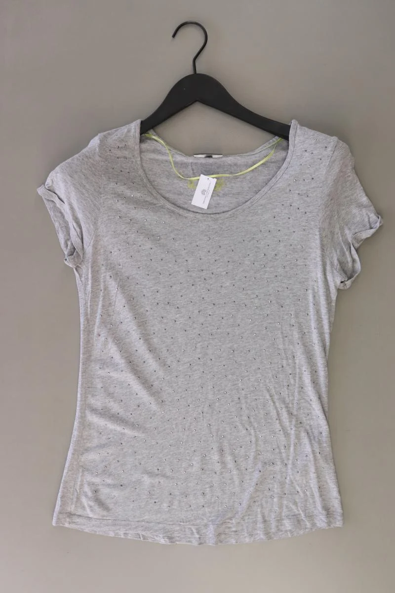 Street One T-Shirt Gr. 36 Kurzarm grau aus Baumwolle