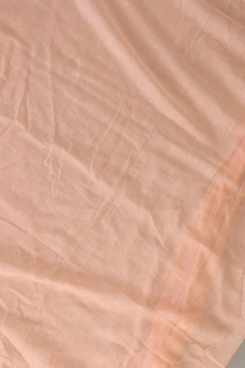 Tuch mit Glitzer orange aus Viskose