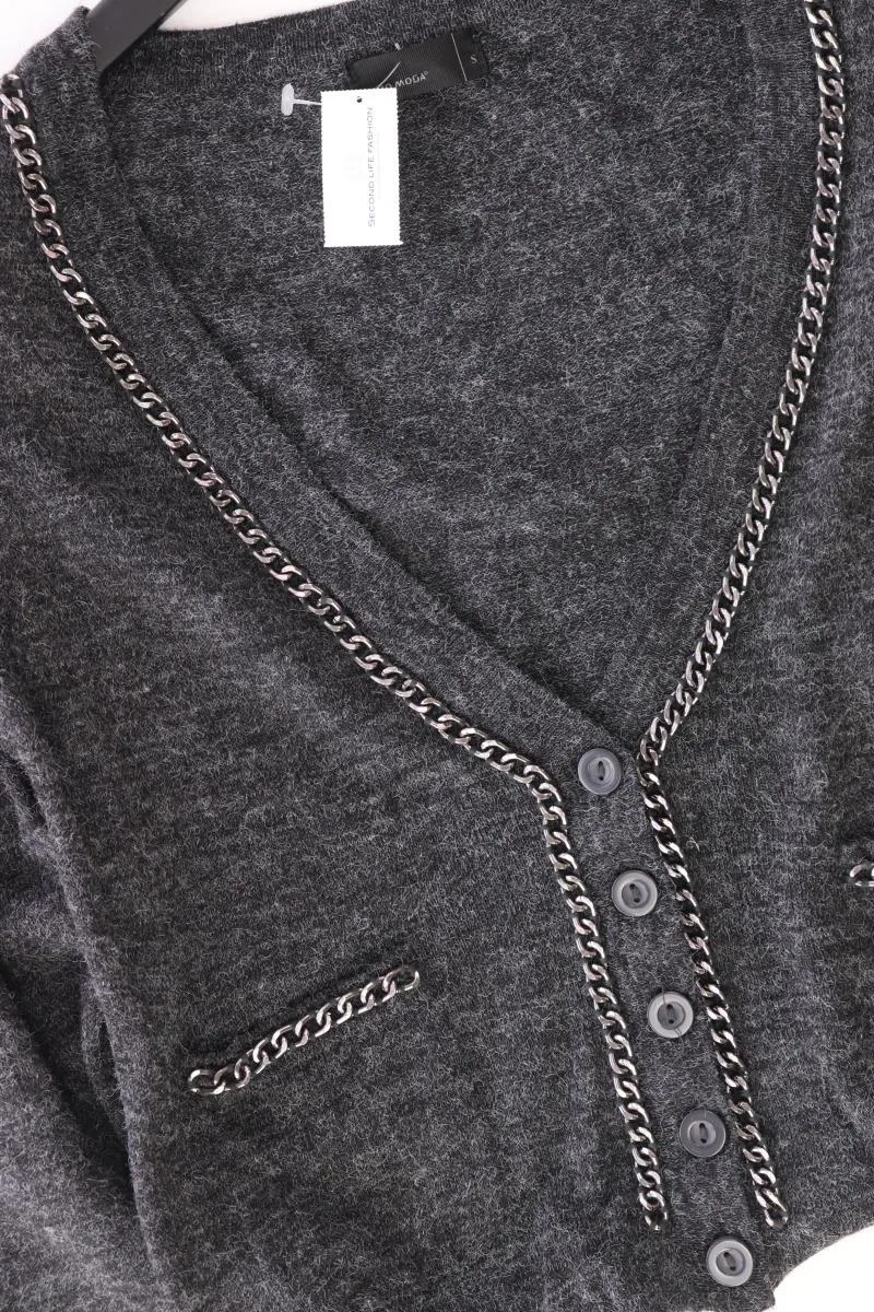 Vero Moda Strickjacke Gr. S Langarm grau aus Polyacryl