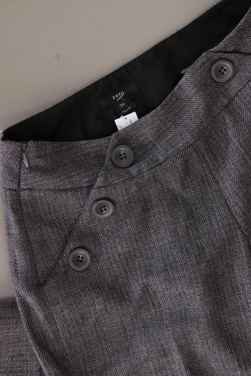 Zero Anzughose Gr. 34 grau aus Polyester