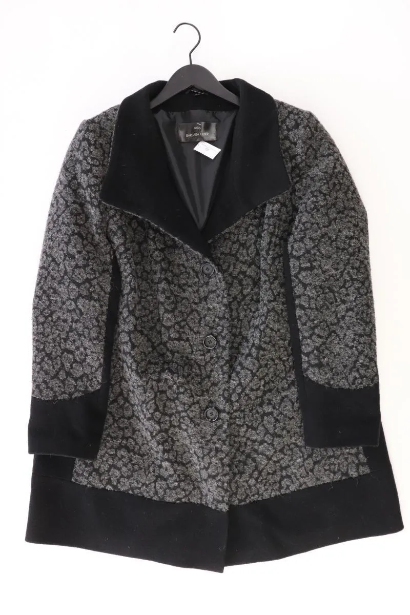 BARBARA LEBEK Regular Mantel Gr. 48 grau aus Polyester