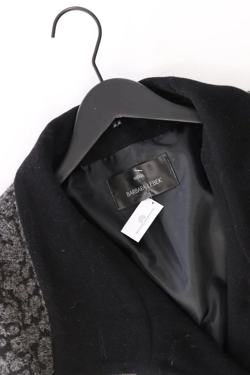 BARBARA LEBEK Regular Mantel Gr. 48 grau aus Polyester