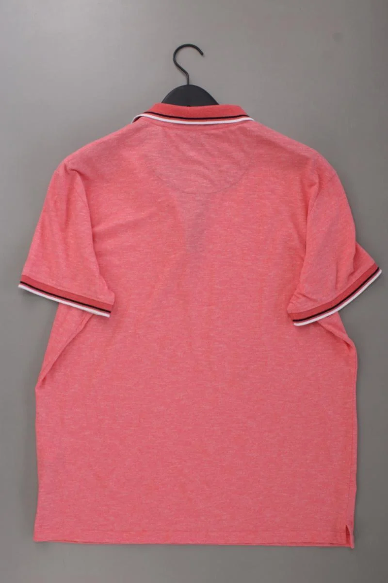 Tom Tailor Poloshirt Korallrot für Herren Gr. XL Kurzarm aus Baumwolle