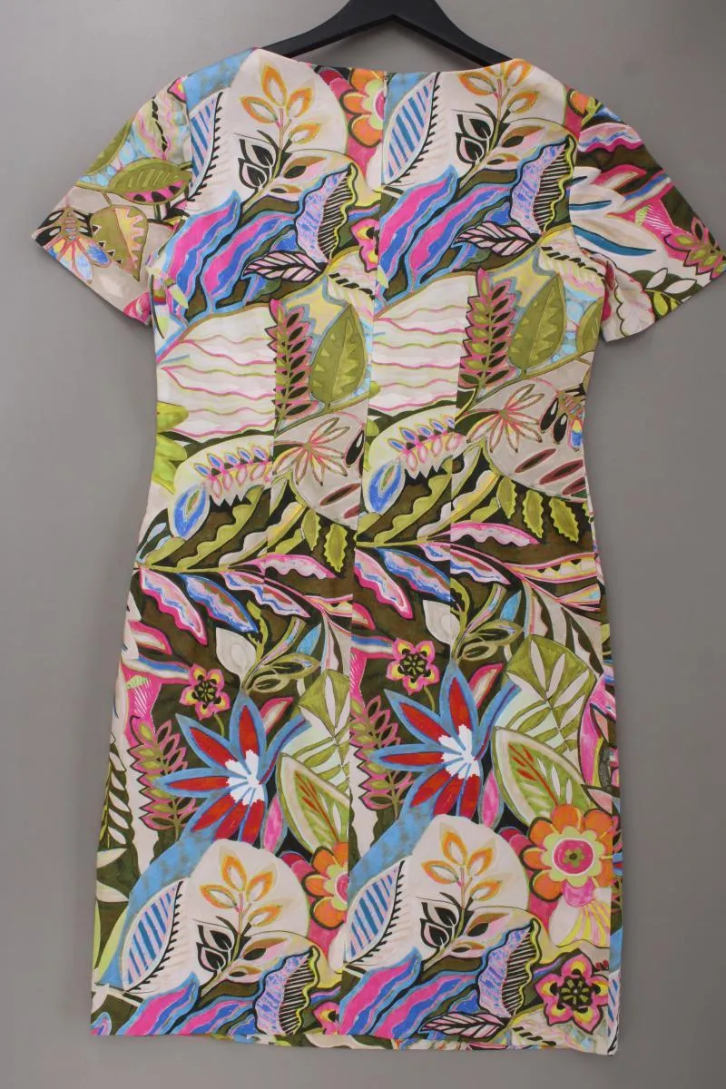 White Label Rofa Fashion Group Etuikleid Gr. 38 mit Blumenmuster Kurzarm