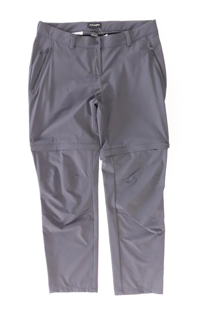 Schöffel Stoffhose Gr. 40 grau aus Polyester