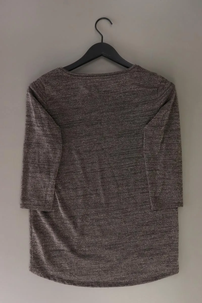 Only Shirt Gr. S 3/4 Ärmel mit Glitzer gold aus Polyester